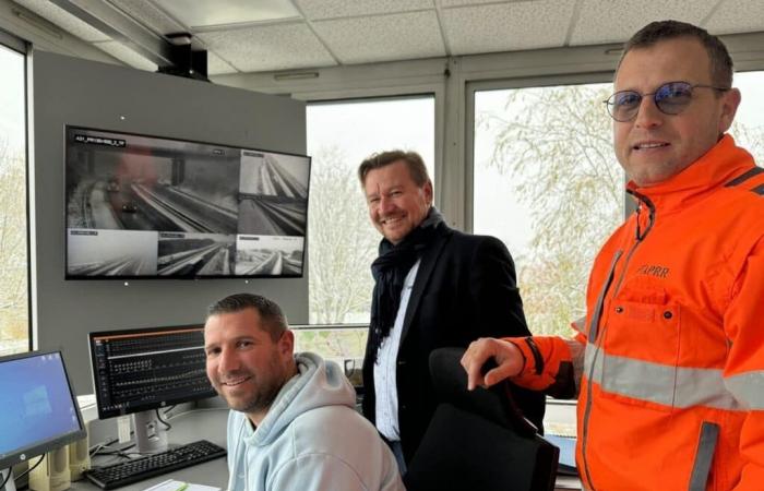 APRR bereit für den Schnee, an Bord mit Philippe, am Steuer eines Salzstreuers