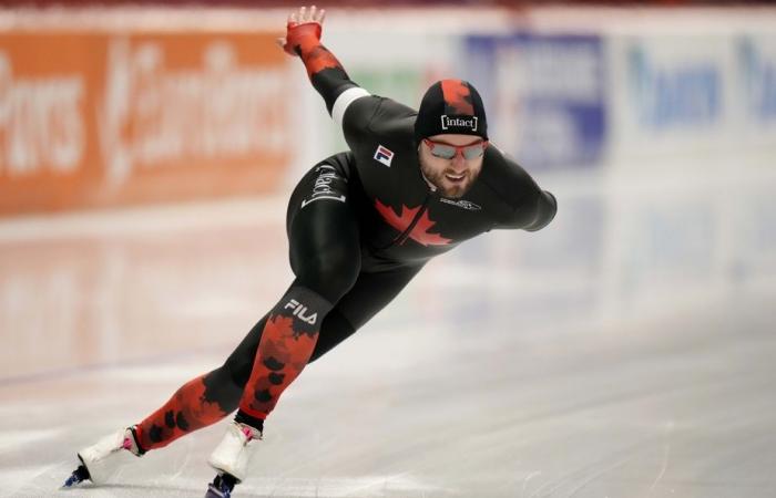 Langstrecken-Eisschnelllauf | Laurent Dubreuil gewinnt Silber über 500 m beim Weltcup in Nagano