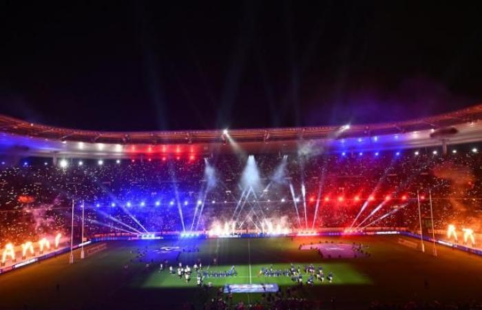 Im Stade de France wird die Show auch vor dem Spiel gespielt