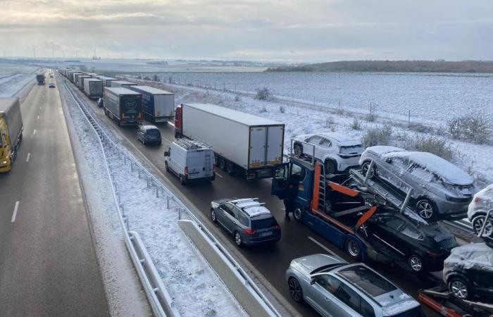 Zahlreiche Unfälle in der Nacht in Burgund, sehr komplizierte Situation auf der A6