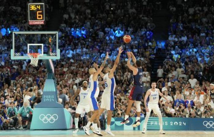 Für Stephen Curry ist der „Goldene Dolch“ der Olympischen Spiele 2024 sein ultimativer 3-Punkte-Wurf • Basket USA