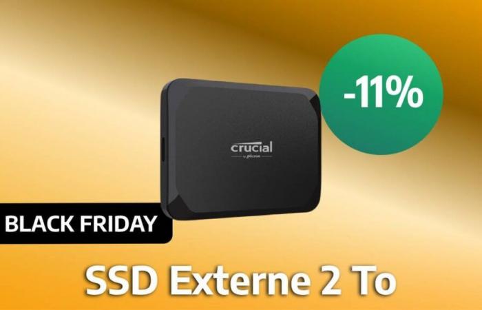 Externe SSD: 2 TB zu einem hervorragenden Preis dank dieses Angebots für die Crucial X9