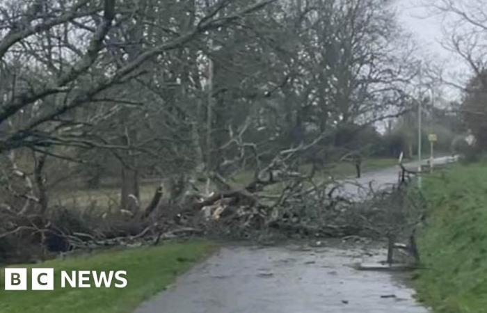 Sturm Bert bringt Wind und Regen nach Südwesten