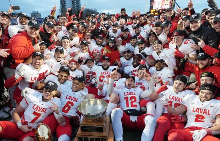 Das Rouge et Or der Laval University gewinnt seinen 12. Vanier Cup