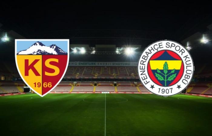 Kayserispor 0-1 Fenerbahçe (Spiel geht weiter)