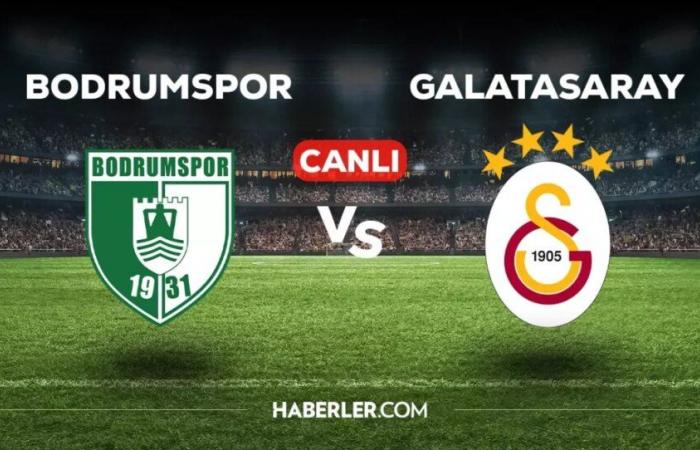 Schauen Sie sich Bodrumspor Galatasaray LIVE an! (UNPASSWORD-LINK) Auf welchem ​​Kanal, wo und wie kann man die Live-Übertragung des Bodrumspor Galatasaray-Spiels sehen?