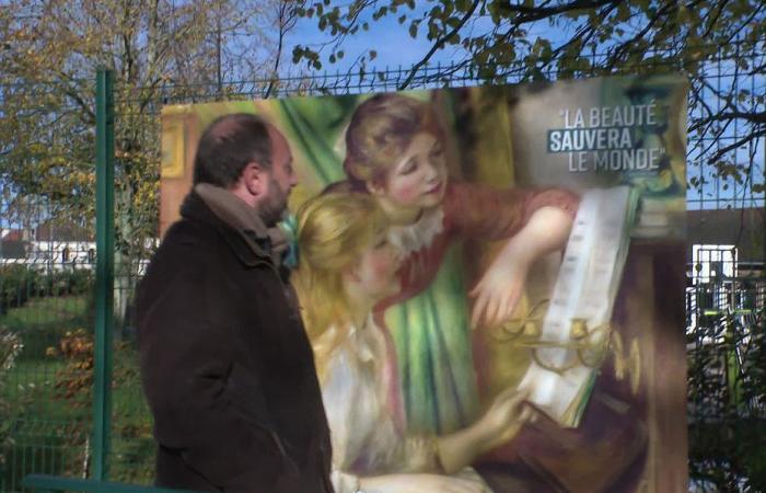 wenn Gemälde großer Meister auf der Straße ausgestellt werden