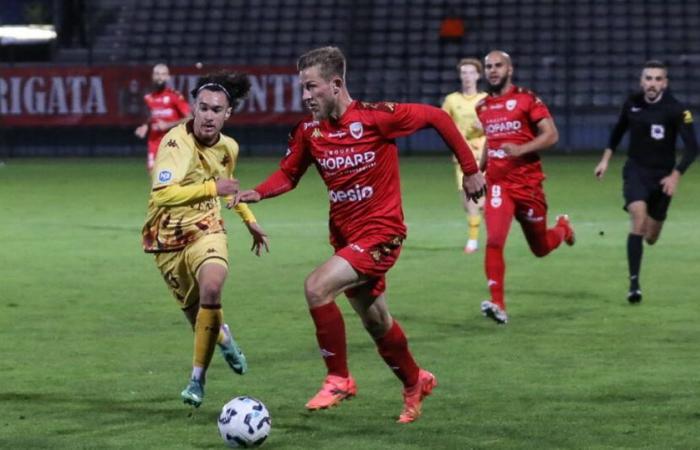 Live. 3 Tore und die Führungsposition, erfolgreicher Abend für Racing Besançon gegen Sochaux