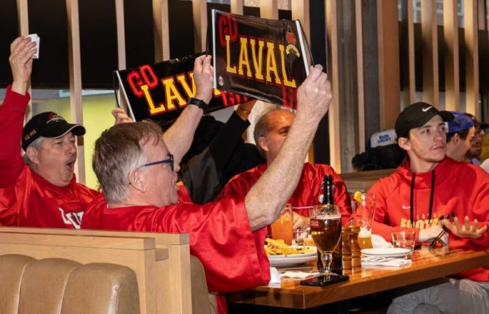 Die Fans drängen mit dem Rouge et Or und hoffen auf einen weiteren Vanier Cup