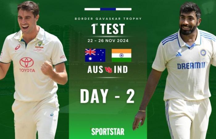 Australien vs. Indien Live-Score, Border-Gavaskar Trophy 2024/25 1. Testtag 2: AUS 104; Bumrah wählt fünf; Jaiswal, Rahul offen