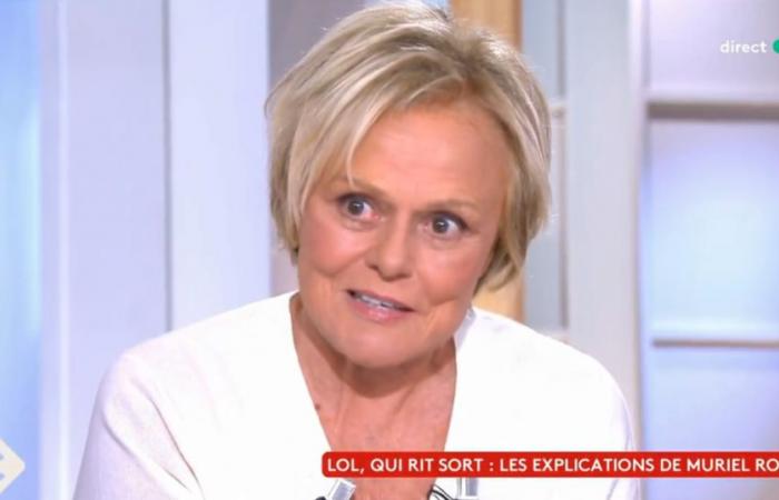 Muriel Robin stellt die Dinge in „C à Vous“ klar