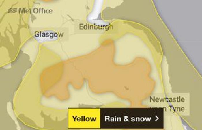 Neuester Sturm Bert: Das Met Office gibt eine strenge „Multigefahren“-Warnung heraus, da Schnee, Regen und Wind das Vereinigte Königreich heimsuchen