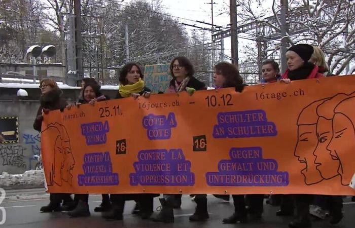 Tausende Menschen demonstrierten in Bern gegen Gewalt gegen Frauen – rts.ch