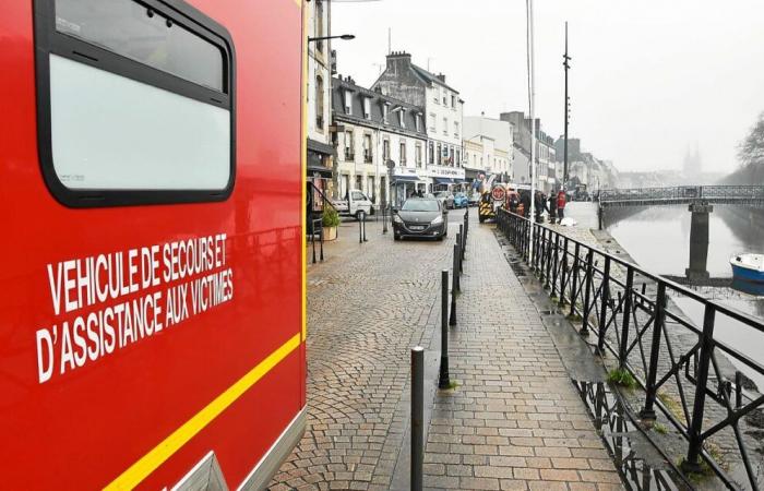 In Quimper springt ein Mann in den Odet, um einer Polizeikontrolle zu entgehen