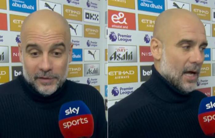 Fans verurteilen Pep Guardiola in seinem Interview nach dem Spiel nach der Niederlage von Man City gegen die Spurs – Man City, weil er „Ausreden gefunden“ habe