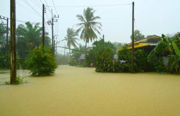 Der Süden Thailands wird weiterhin von Überschwemmungen heimgesucht