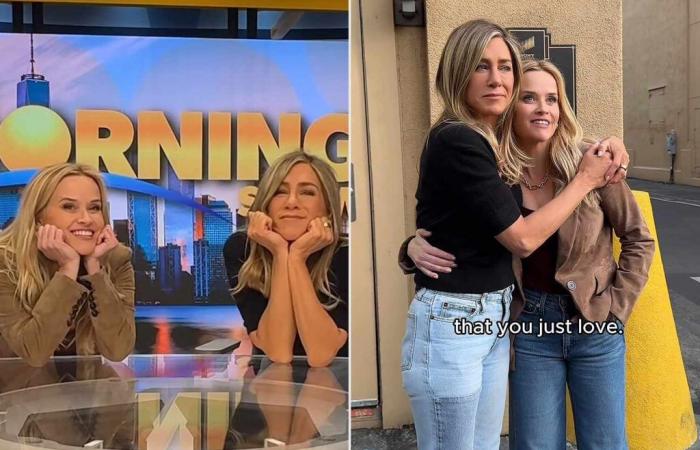 Reese Witherspoon und Jennifer Aniston haben „BFF“-Zeit in „The Morning Show“