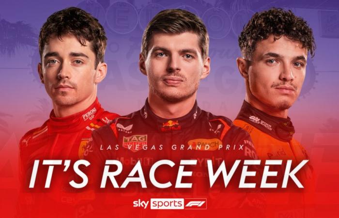 Zeitplan für den GP von Las Vegas: Britische Zeit, wann kann man das F1-Wochenende live auf Sky Sports verfolgen, während Max Verstappen sich den Titel sichern will | F1-Neuigkeiten