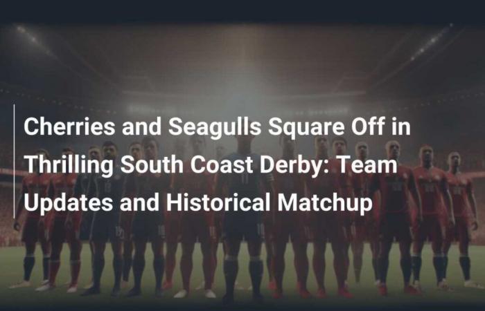 Cherries und Seagulls treten im spannenden South Coast Derby gegeneinander an: Team-Updates und historisches Matchup