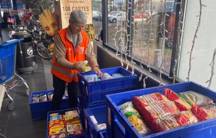 Die Creuse Food Bank sammelt Spenden in Supermärkten