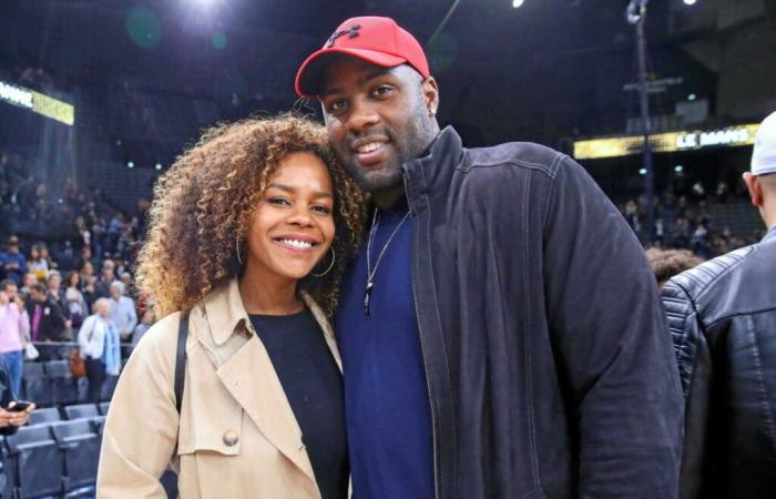 Teddy Riner und seine Partnerin Luthna Plocus präsentieren die französische Version von „Love is Blind“