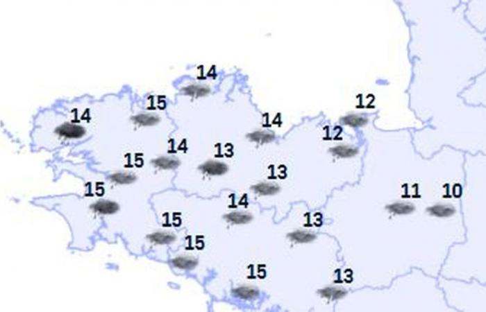 Wetter in der Bretagne: ein nasser Samstag