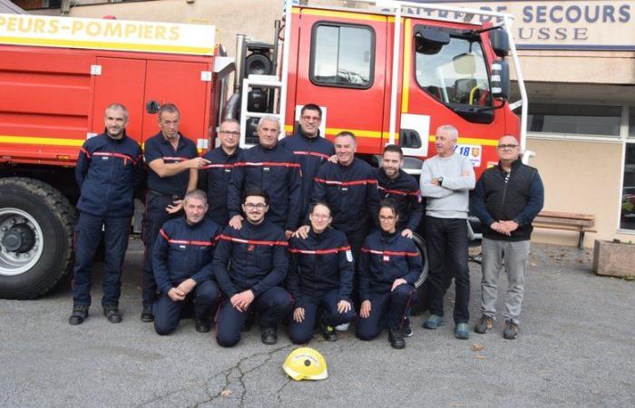 Rodez. Éric Auguste lagert den Feuerwehrschlauch in der Notrufzentrale