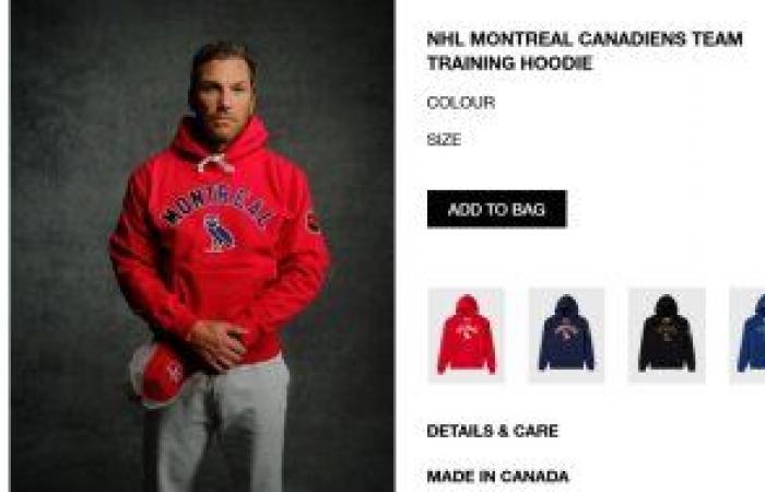 Es ist ziemlich seltsam, Sean Avery mit Merchandise-Artikeln der Canadiens zu sehen