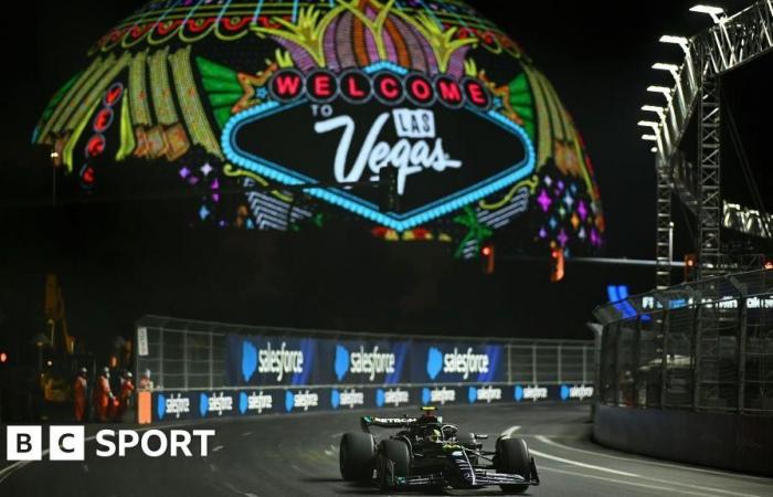 Großer Preis von Las Vegas: Lewis Hamilton führt im zweiten Training vor Lando Norris