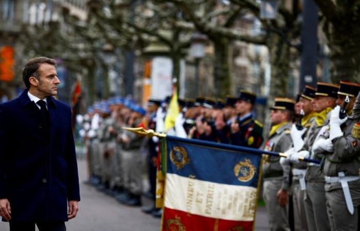 In Straßburg kündigt Emmanuel Macron die Pantheonisierung des Historikers und Widerstandskämpfers Marc Bloch an