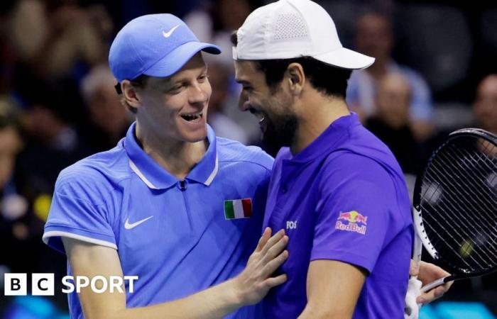 Davis-Cup-Finale: Italien von Jannik Sinner besiegt Argentinien und steht im Halbfinale Australiens