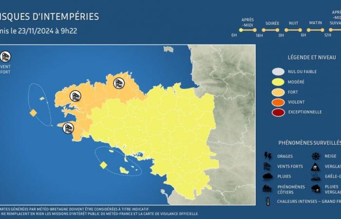 Ein anhaltender Sturm bis Sonntagabend in Finistère und Trégor – Wetternachrichten