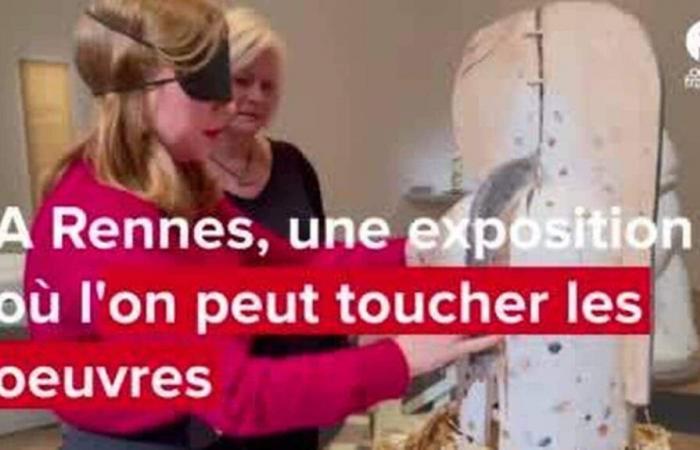 VIDEO. In Rennes lädt diese Ausstellung dazu ein, die Werke mit den Händen zu berühren