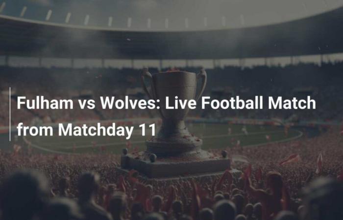 Fulham vs. Wolves: Live-Fußballspiel vom 11. Spieltag