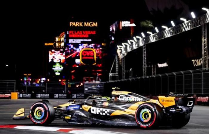 Lando Norris und Max Verstappen, Schattenduell beim Grand Prix von Las Vegas