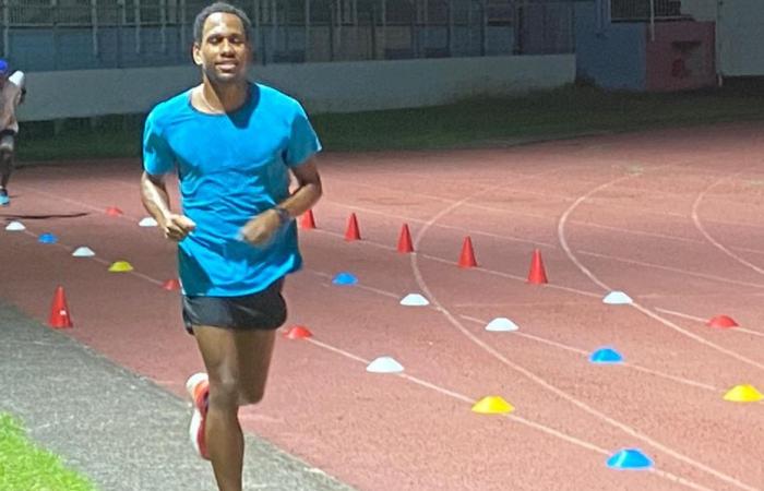 Der martinische Athlet Fabio Thaly strebt beim Fort-de-France-Halbmarathon eine Top-5-Platzierung an