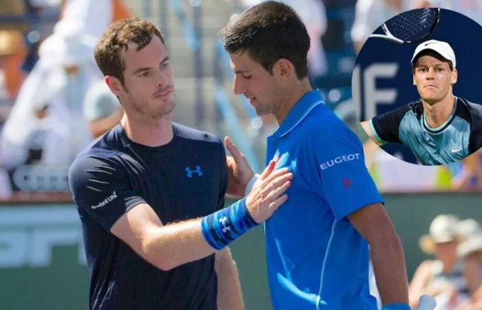 Tennis-Gerücht: Berichten zufolge schweigt Jannik Sinner stoisch über Novak Djokovics Trainerallianz mit Andy Murray