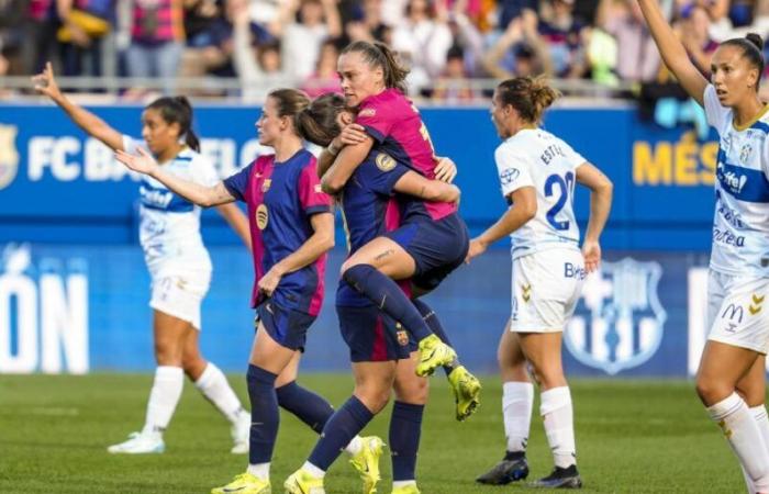 Barça gewinnt mit anfänglichem Schrecken