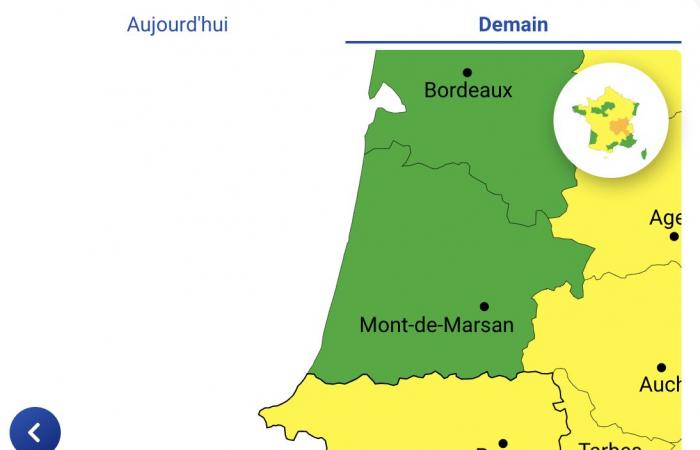 Wetterwarnung für heftige Winde an diesem Montag, 25. November in den Pyrénées-Atlantiques, Hautes-Pyrénées, Gers, Haute-Garonne, Ariège, Tarn-et-Garonne