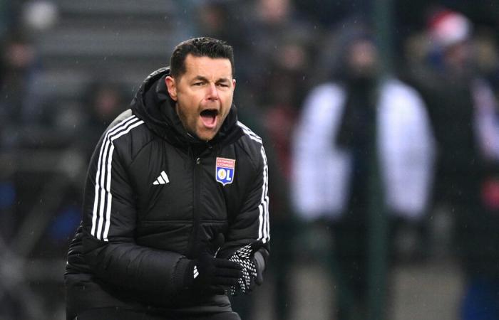 OL (1-1): Pierre Sages Rede zur Pause