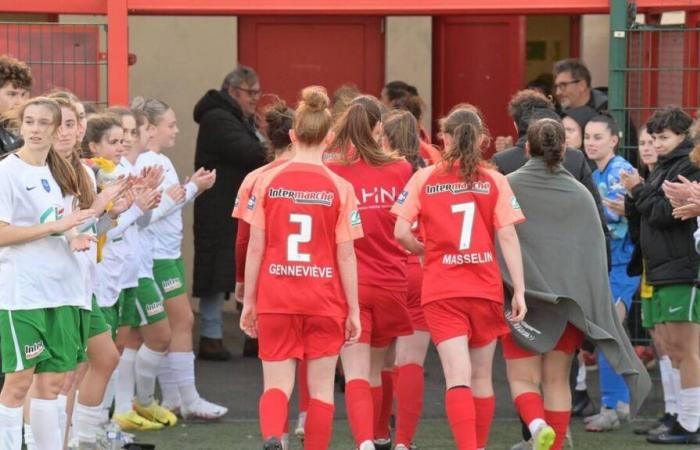 Französischer Pokal der Frauen. La Maladrerie (R2) tritt mit erhobenem Kopf gegen La Croix Blanche Angers (D3) an.