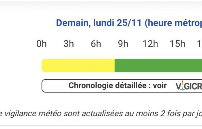 Wetterwarnung für heftige Winde an diesem Montag, 25. November in den Pyrénées-Atlantiques, Hautes-Pyrénées, Gers, Haute-Garonne, Ariège, Tarn-et-Garonne