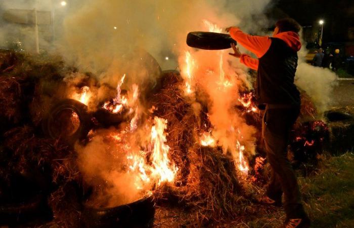 Wut der Bauern: „Wir haben zwei schwierige Nächte verbracht, wir haben bei 0°C geschlafen“… Die „testende“ Blockade des Hafens von Bordeaux durch CR 47