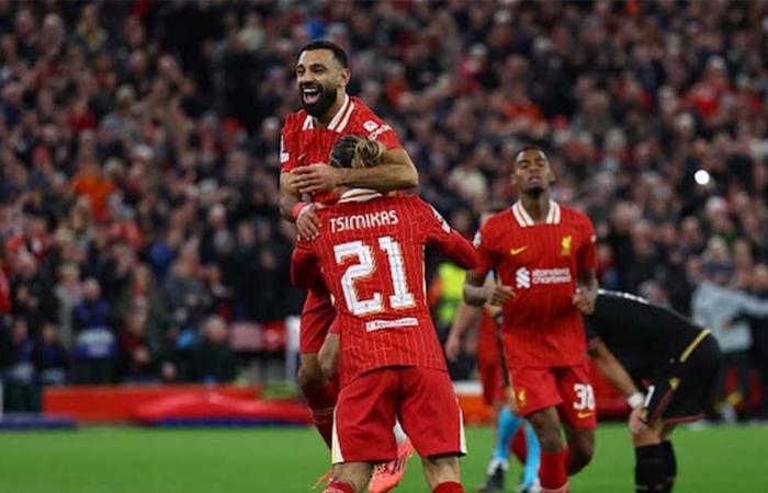 Live-Spiel zwischen Liverpool und Southampton jetzt in der englischen Premier League. Salah punktet