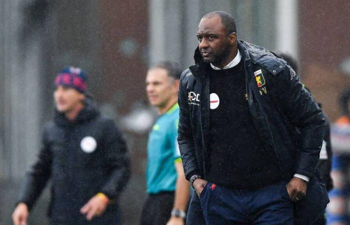 Serie A. Beim ersten Spiel von Patrick Vieira scheiterte Genua zu Hause an Cagliari