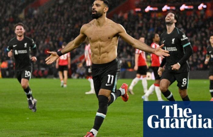 Salah setzt sich doppelt gegen Southampton durch und baut Liverpools Vorsprung auf acht Punkte aus | Premier League