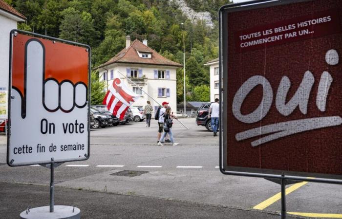 in Richtung eines großen Ja für den Bezirk Moutier