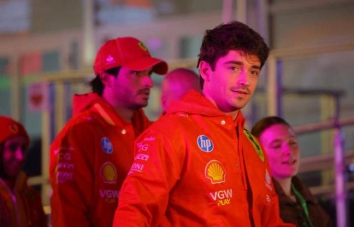 Charles Leclerc tritt in Las Vegas gegen Carloz Sainz zurück (Las Vegas GP)