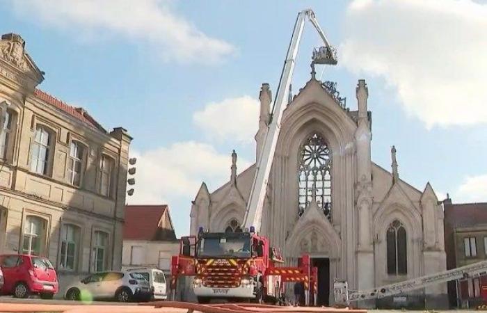 Die Kirche Saint Omer wird sich von dem schrecklichen Brand erholen