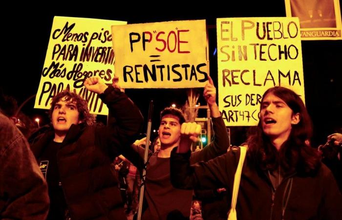 Die wachsende Unzufriedenheit über die hohen Mieten in Barcelona führt zu massiven Straßenprotesten